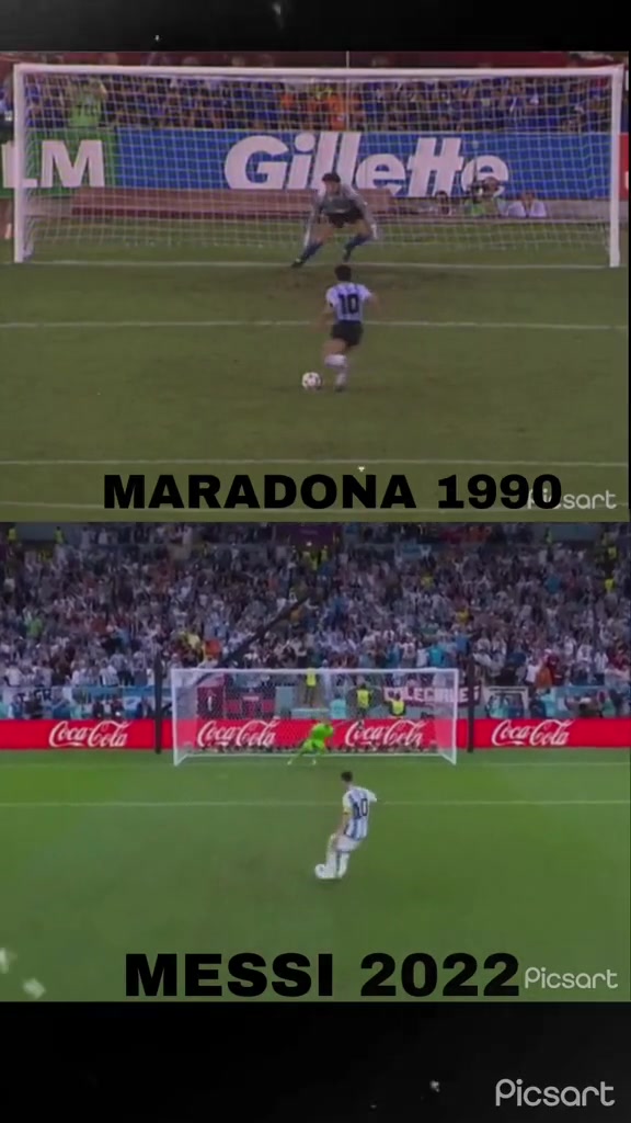 原来梅西世界杯决赛的点球是在致敬马拉多纳