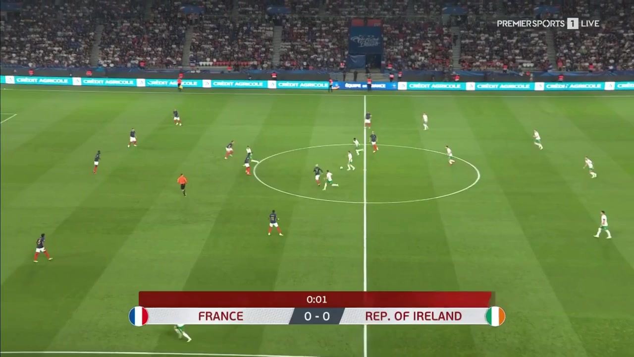 【集锦】欧预赛-琼阿梅尼世界波姆巴佩助攻 法国2-0爱尔兰5战全胜
